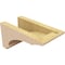 Ekena Millwork 5"W x 10"D x 5"H Wide Hughes Rough Cedar Woodgrain TimberThane Corbel, Primed Tan CORUR05X10X05HUGRCPR - alternate 6